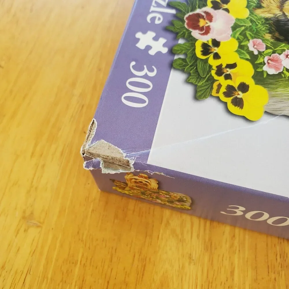 Bits And Pieces Puzzle A Yard Full Of Yorkies 300 Pc Complete Large Format